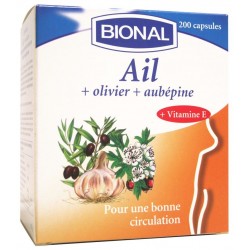 Ail, olivier, aubépine, vitamine E- Bional